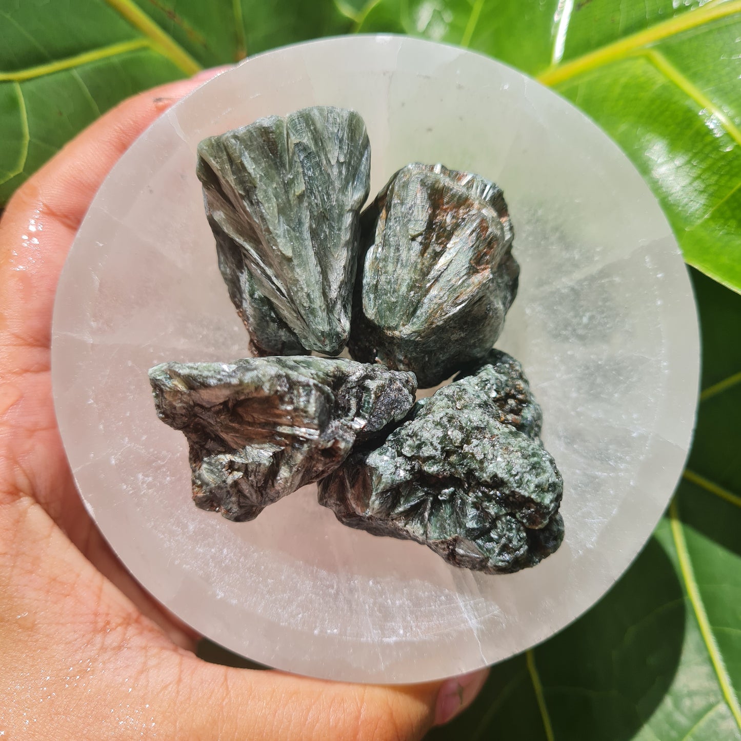 Raw Seraphinite Gemstone Chunk