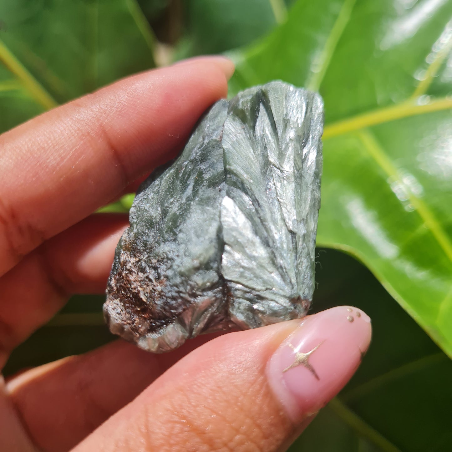 Raw Seraphinite Gemstone Chunk