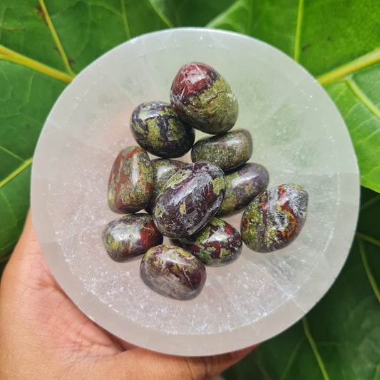Dragon Blood Jasper Tumbled Stone