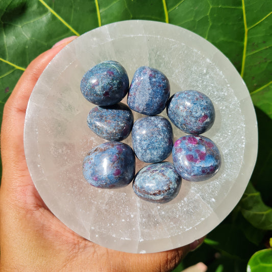 Ruby Kyanite Tumbled Stone