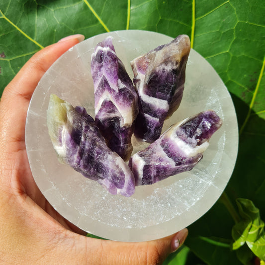 Raw Chevron Amethyst Chunk