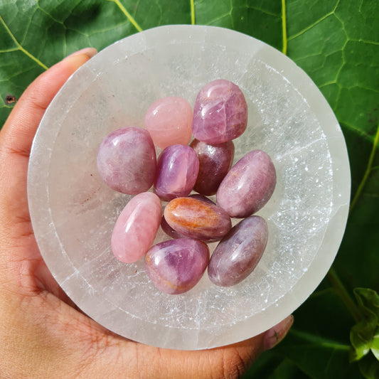 Lavender Rose Quartz Tumbled Stone