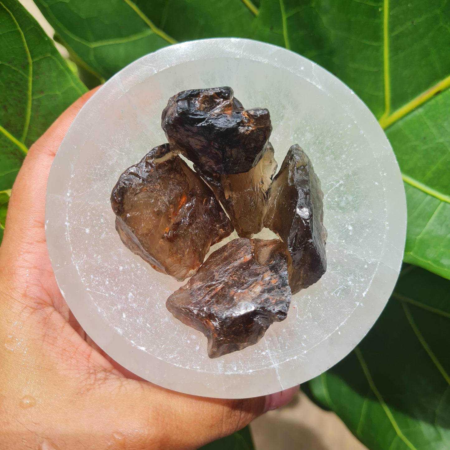 Raw Smoky Quartz Chunk (Dark)