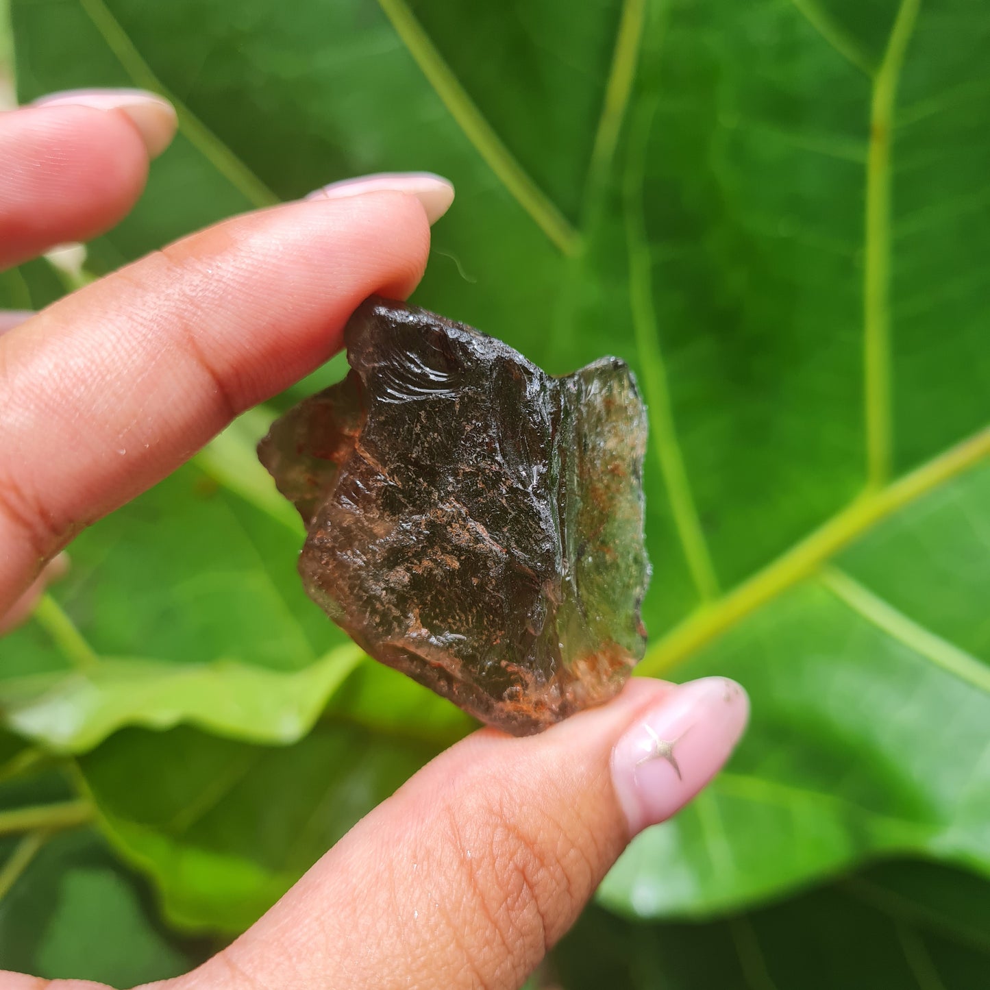 Raw Smoky Quartz Chunk (Dark)