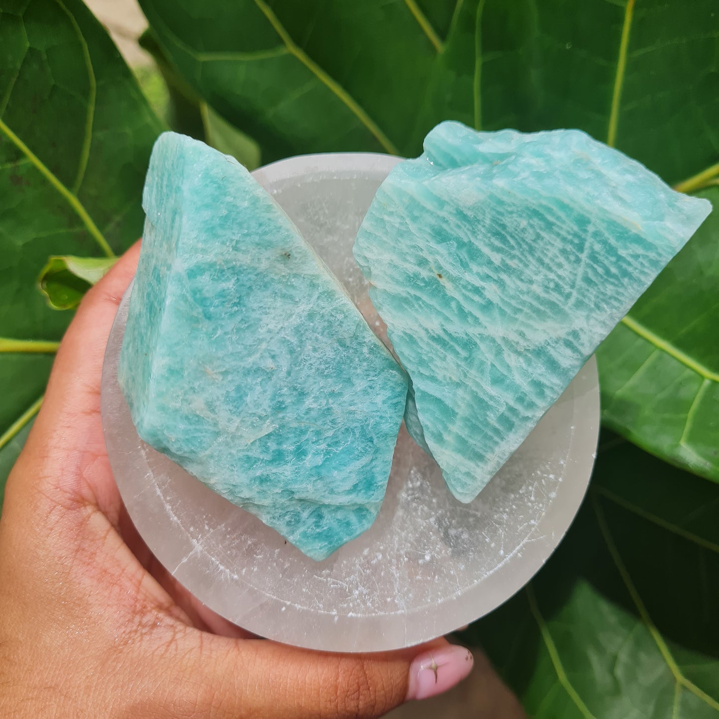 Raw Amazonite Gemstone Chunks