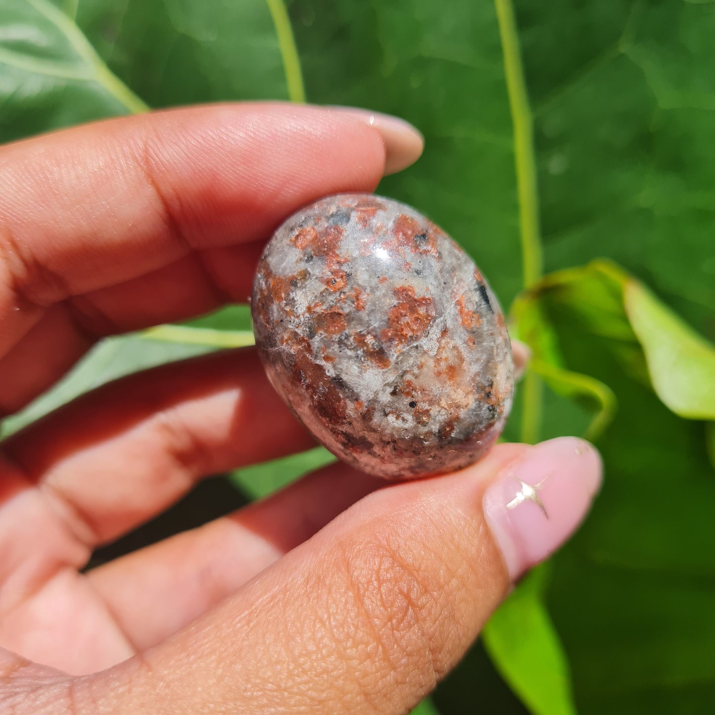 Yooperlite (UV Reactive Sodalite) Tumbled Stone