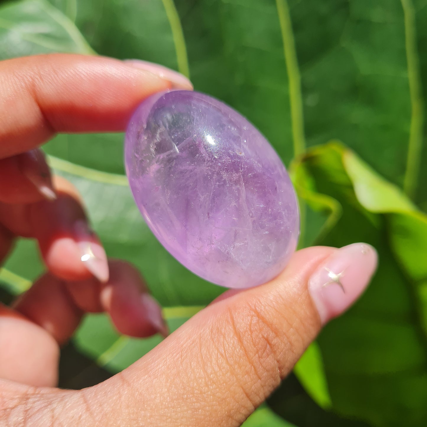 Smoky Amethyst Tumbled Stone