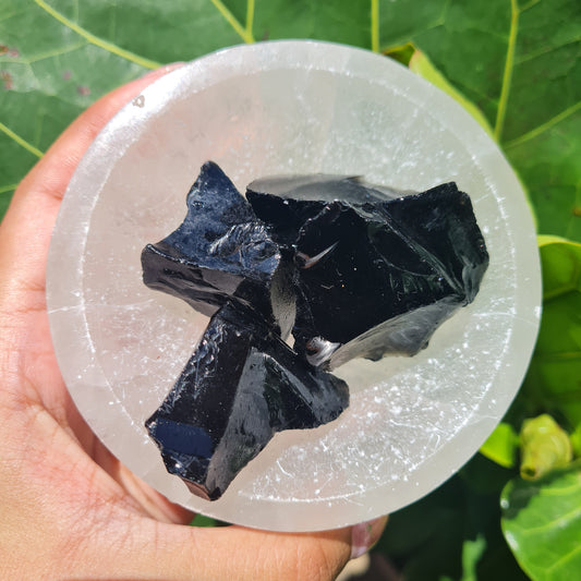 Raw Black Obsidian Chunk