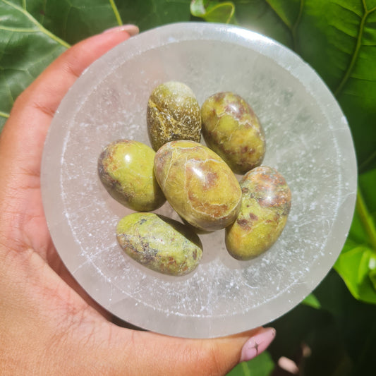 Green Opal Tumbled Stone