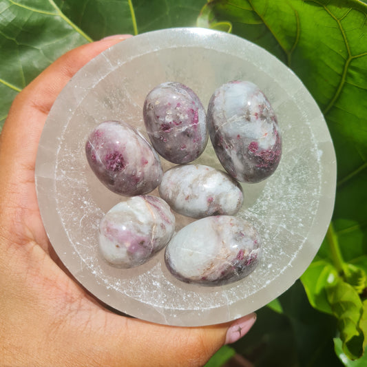Pink Tourmaline Tumbled Stone