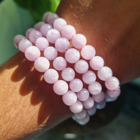 Kunzite Gemstone Bracelet