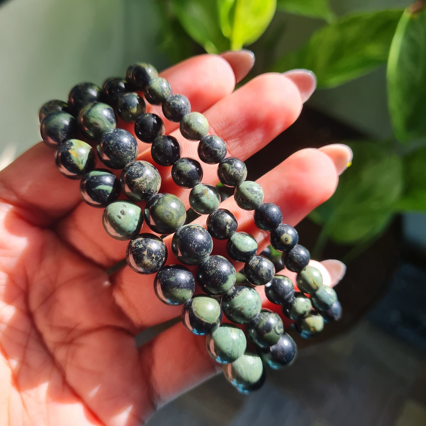 Kambaba Jasper Gemstone Bracelet