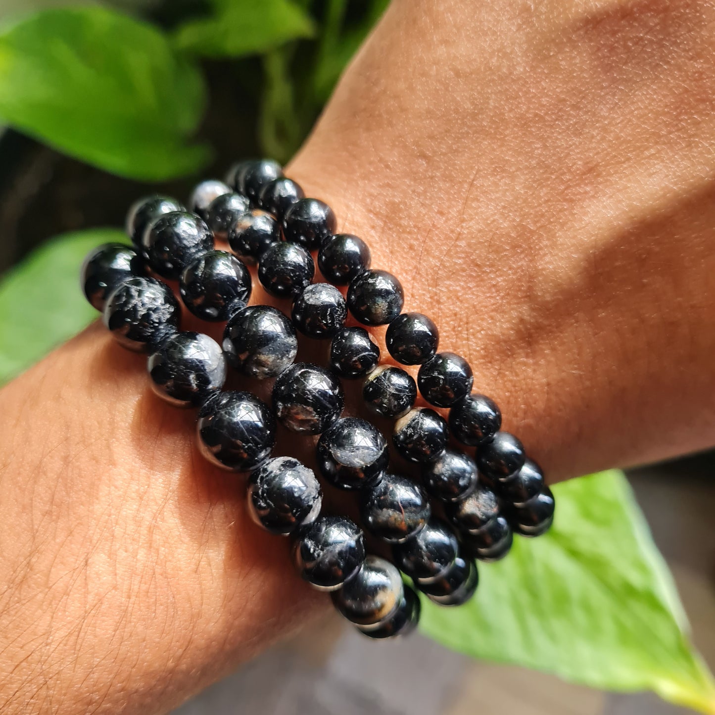 Black Tourmaline Gemstone Bracelet