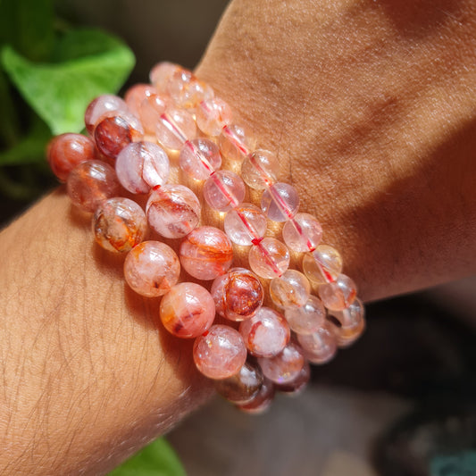 Hematoid Quartz Gemstone Bracelet