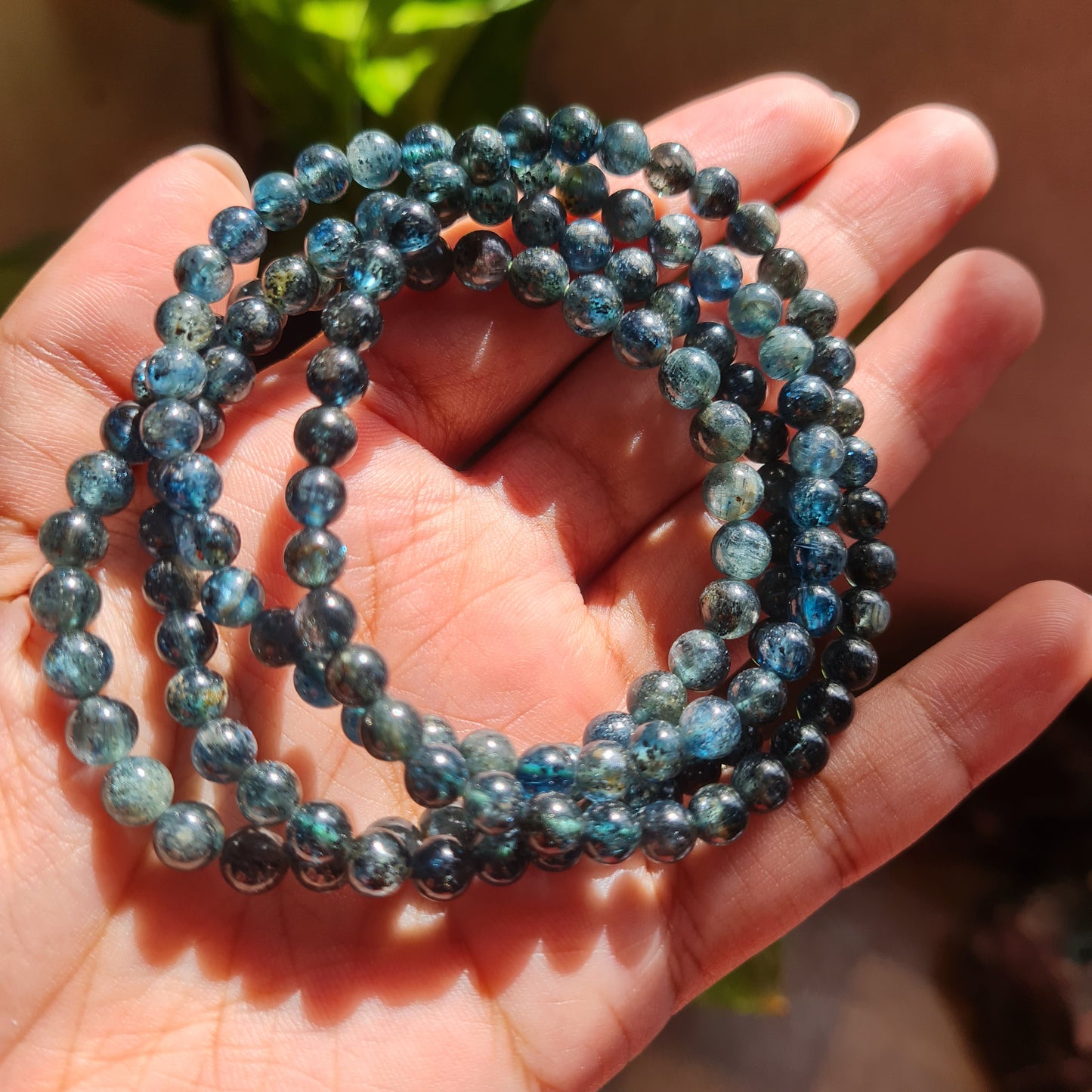 High Quality Blue Kyanite Gemstone Bracelet