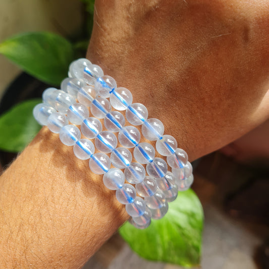 Blue Topaz Gemstone Bracelet