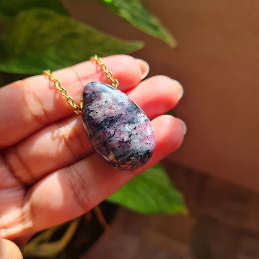 High Quality Eudialyte Nugget Necklace