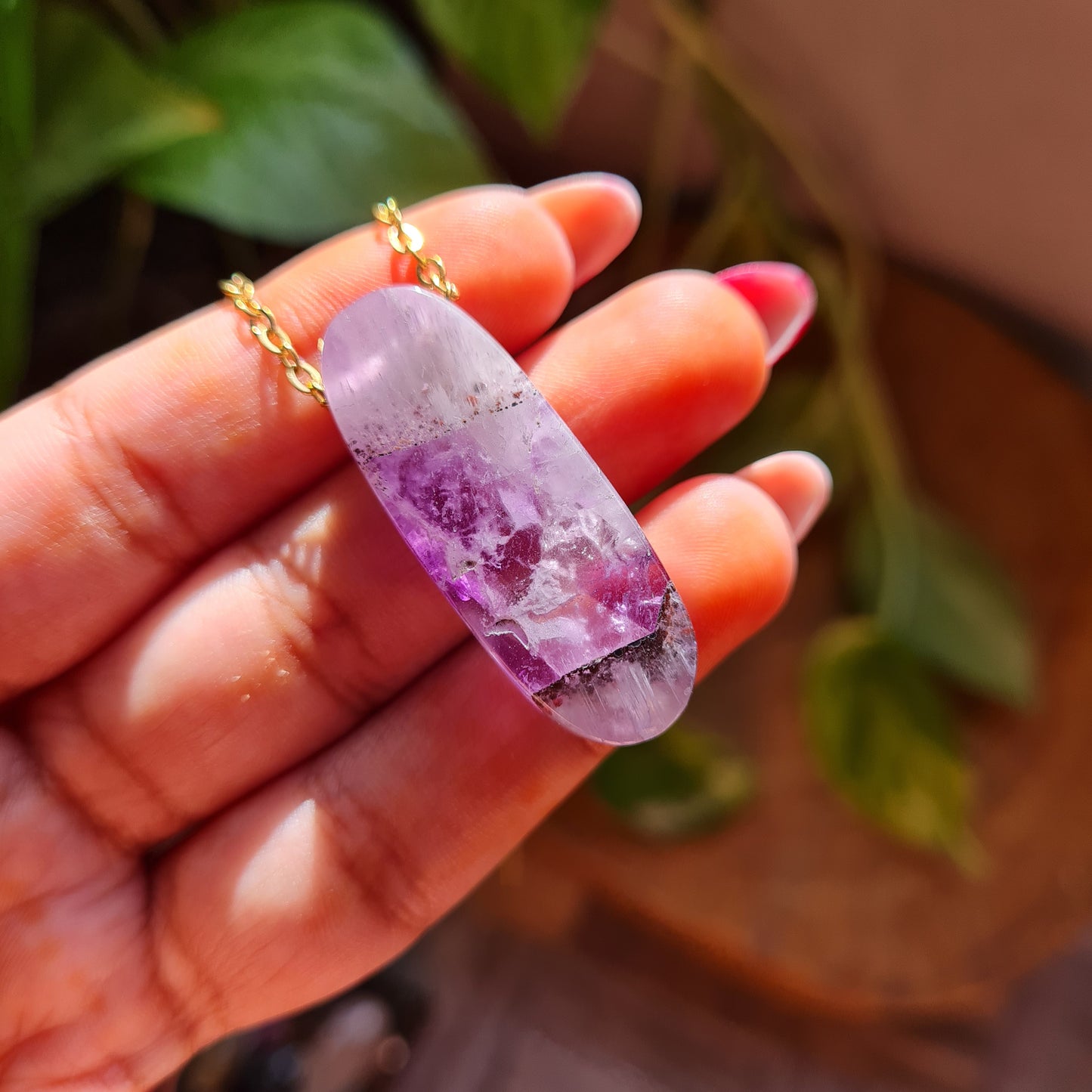 Amethyst Nugget Necklace