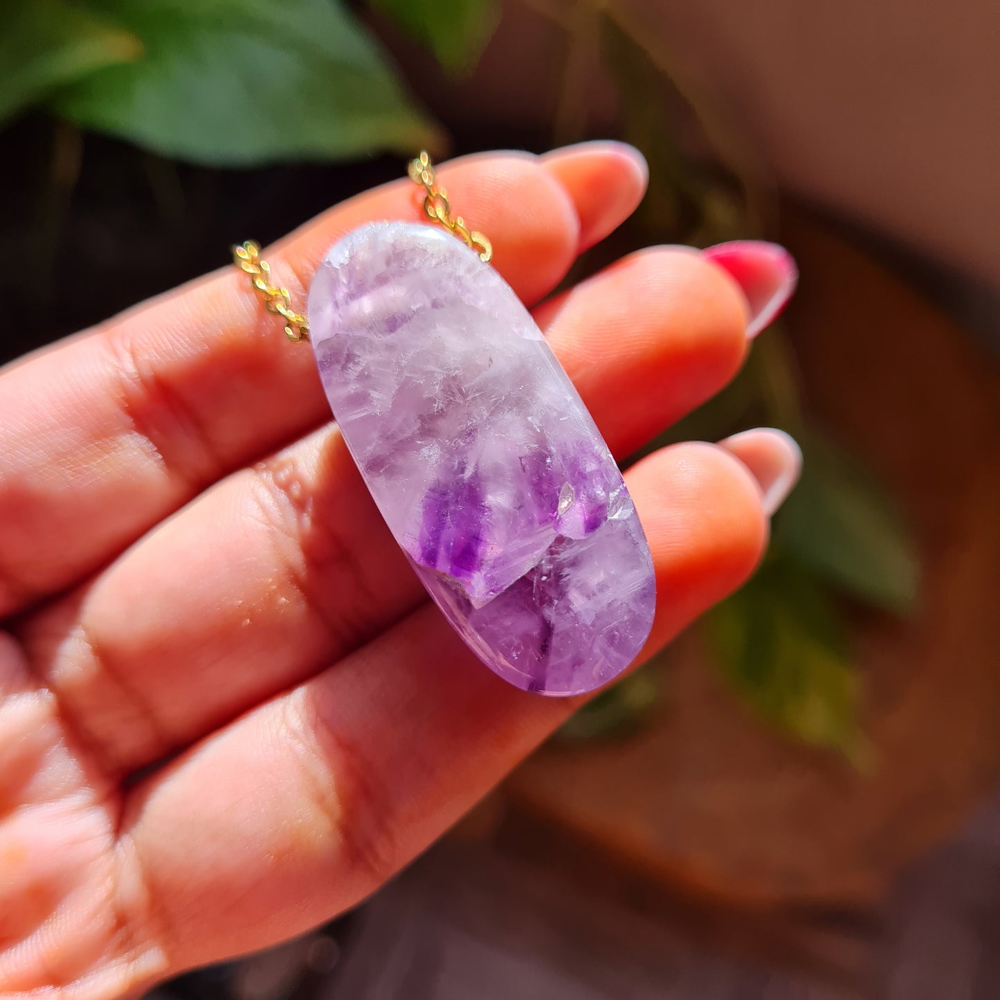 Amethyst Nugget Necklace