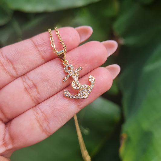 Dainty Anchor Necklace