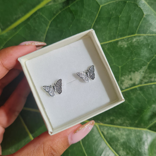 Stainless Steel Butterfly Studs