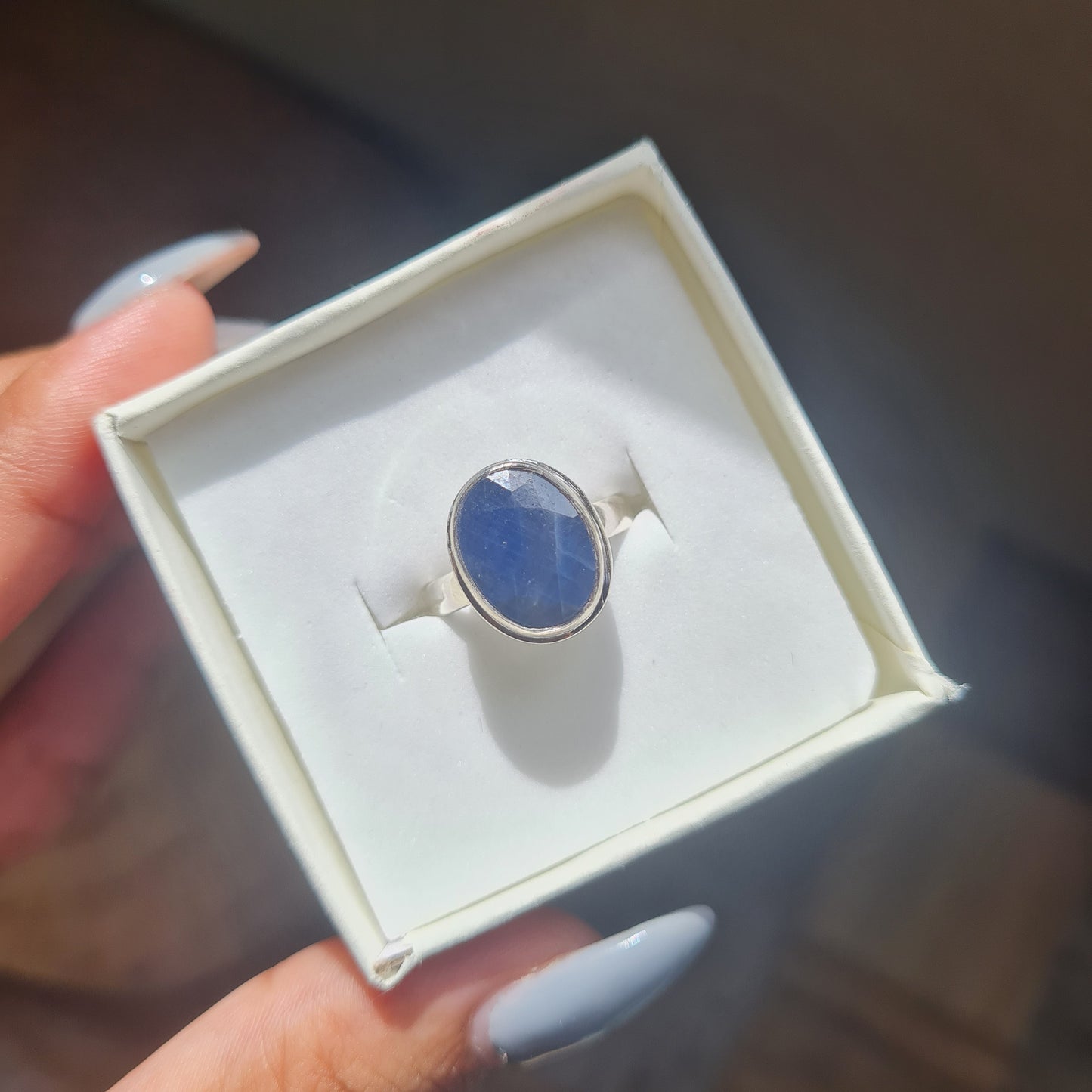 Blue Sapphire Ring - Size 5