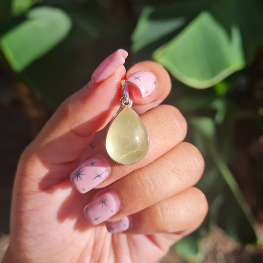 Prehnite Pendant