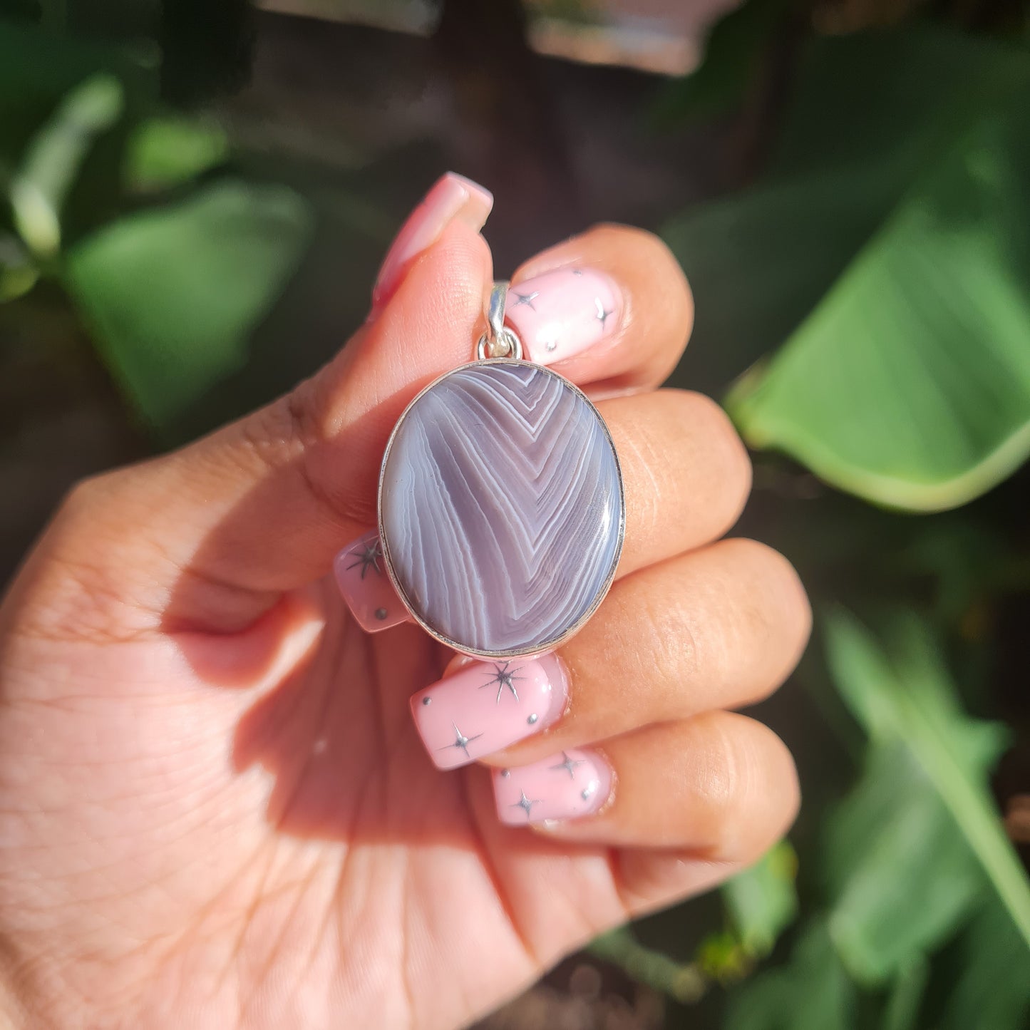 Botswana Agate Pendant