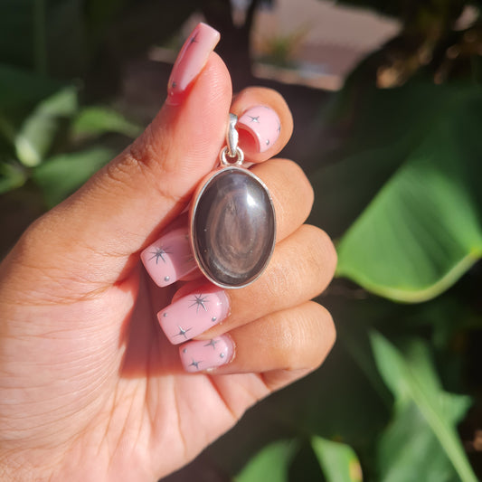 Rainbow Obsidian Pendant