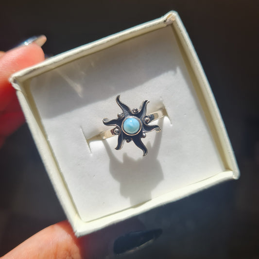 Larimar Ring - Size 7