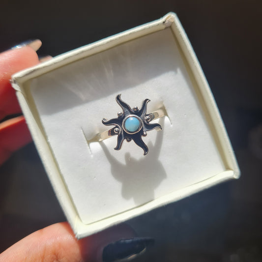 Larimar Ring - Size 8