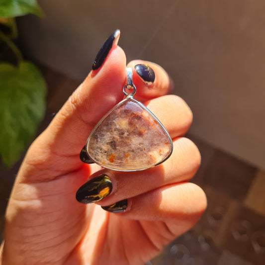 Hematoid Quartz Pendant