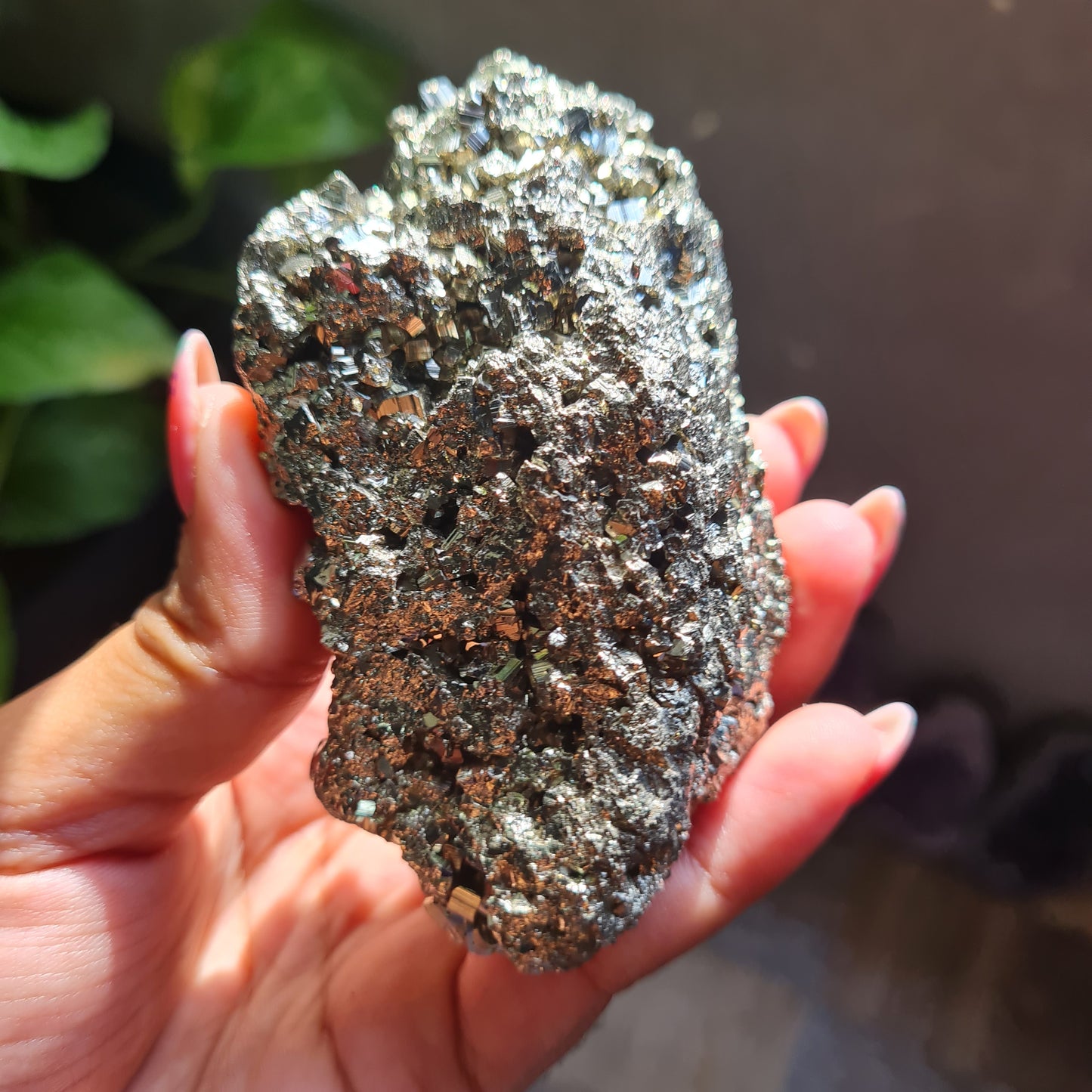 Pyrite Cluster from Huanzala Mine, Peru