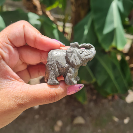 Mini Pyrite Elephant