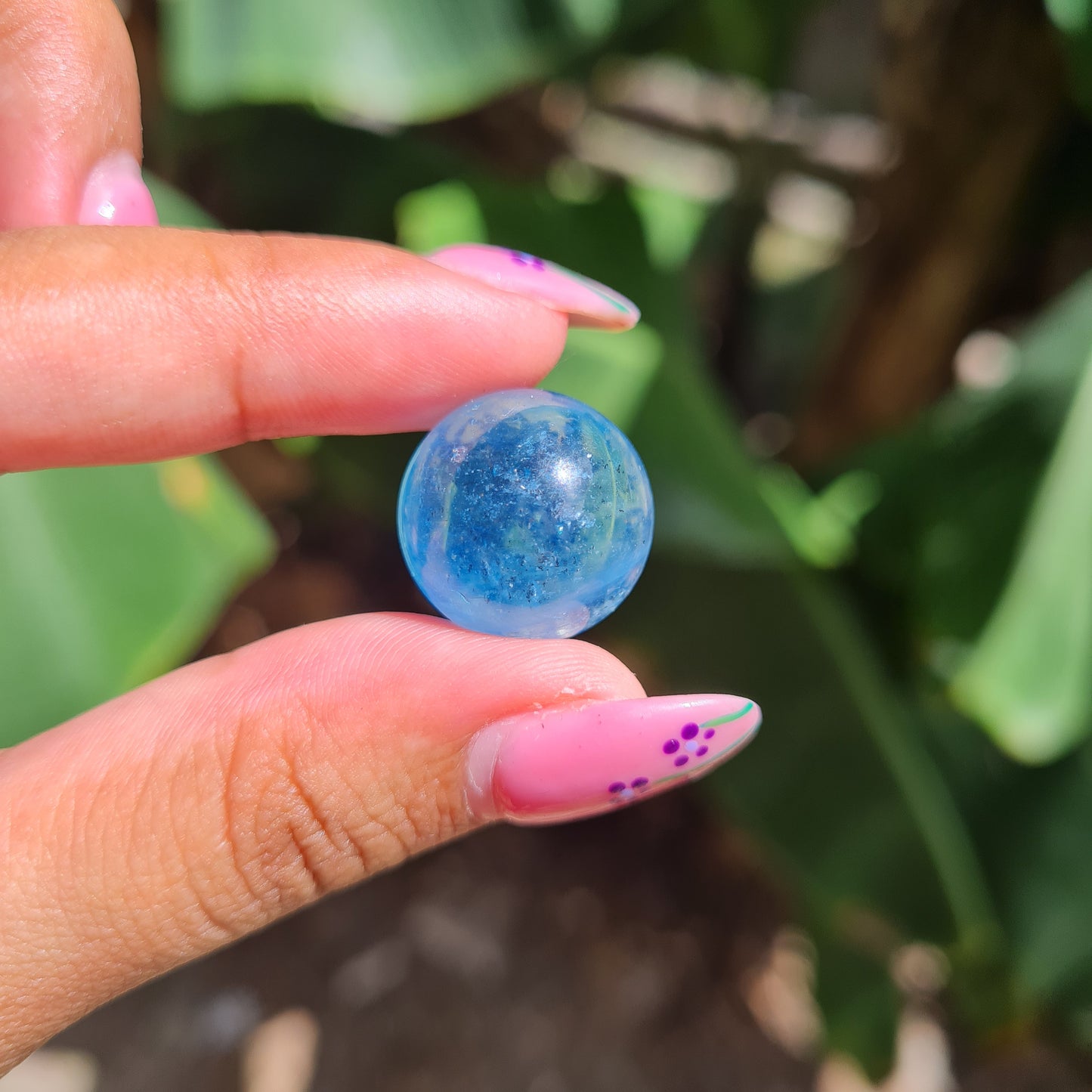 Aquamarine Mini Gemstone Sphere