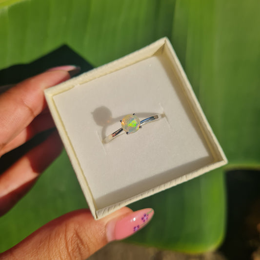Ethiopian Opal Ring - Size 10