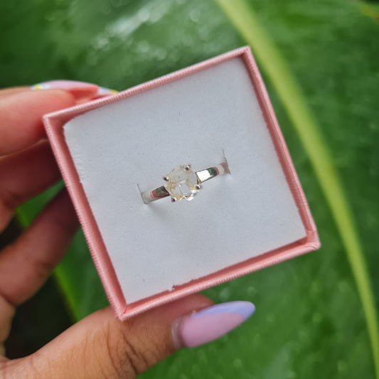 Herkimer Diamond Ring - Size 7