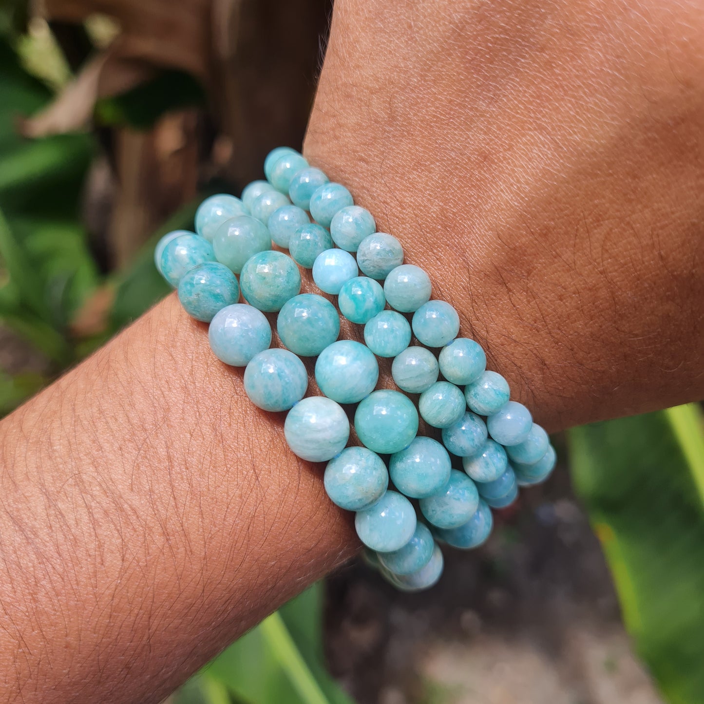 Russian Amazonite Gemstone Bracelet