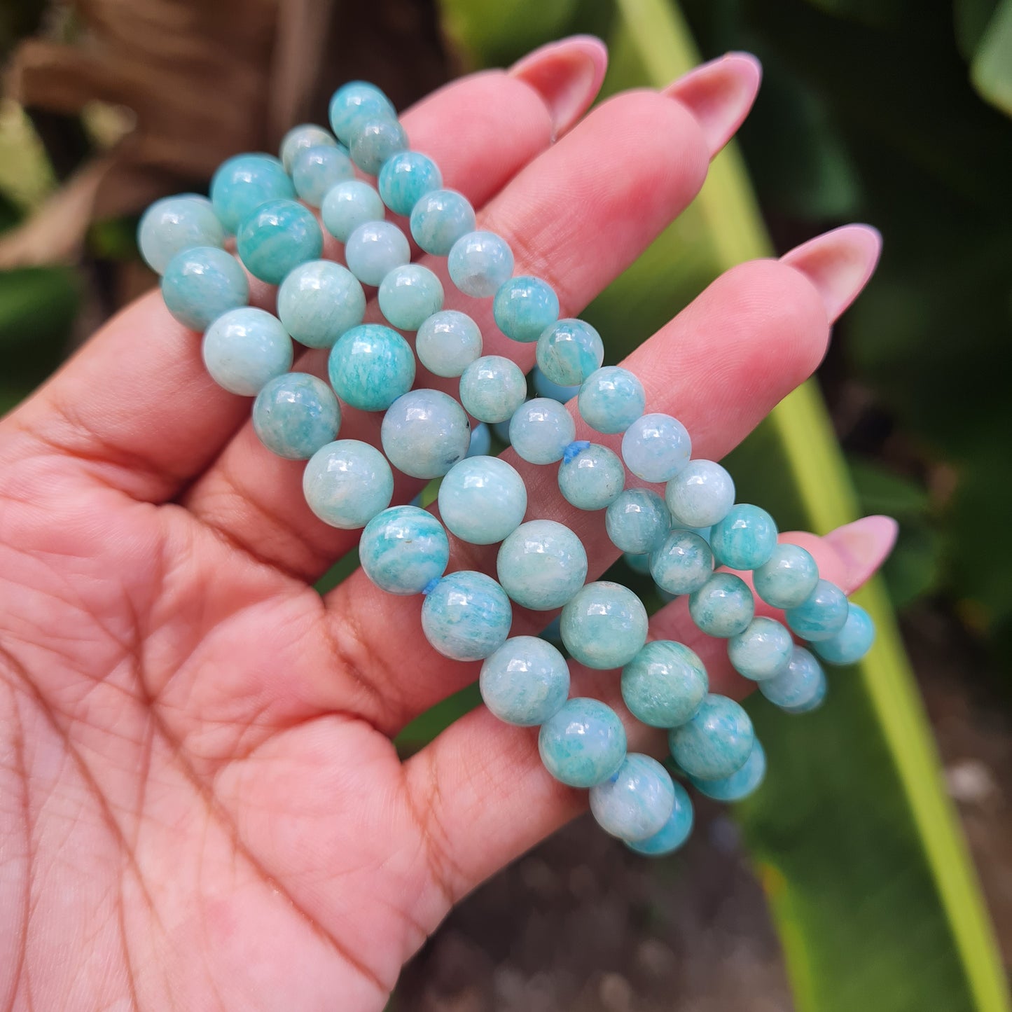 Russian Amazonite Gemstone Bracelet