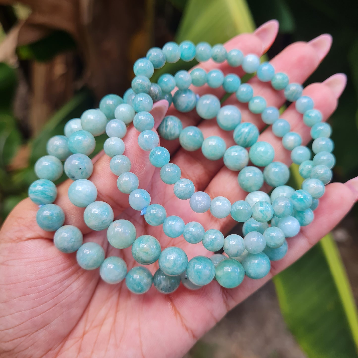 Russian Amazonite Gemstone Bracelet