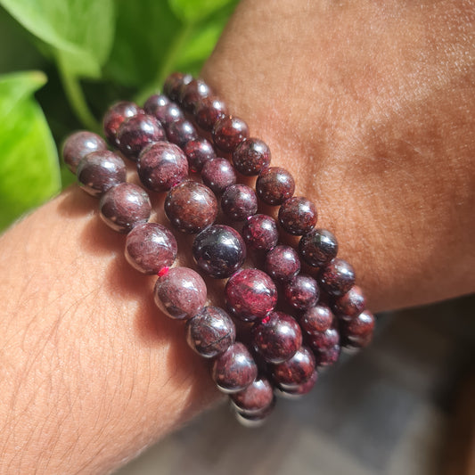 Garnet Gemstone Bracelet