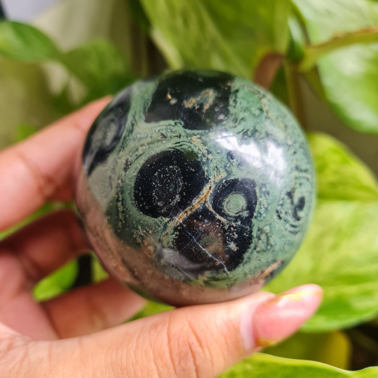 Kambaba Jasper Gemstone Sphere