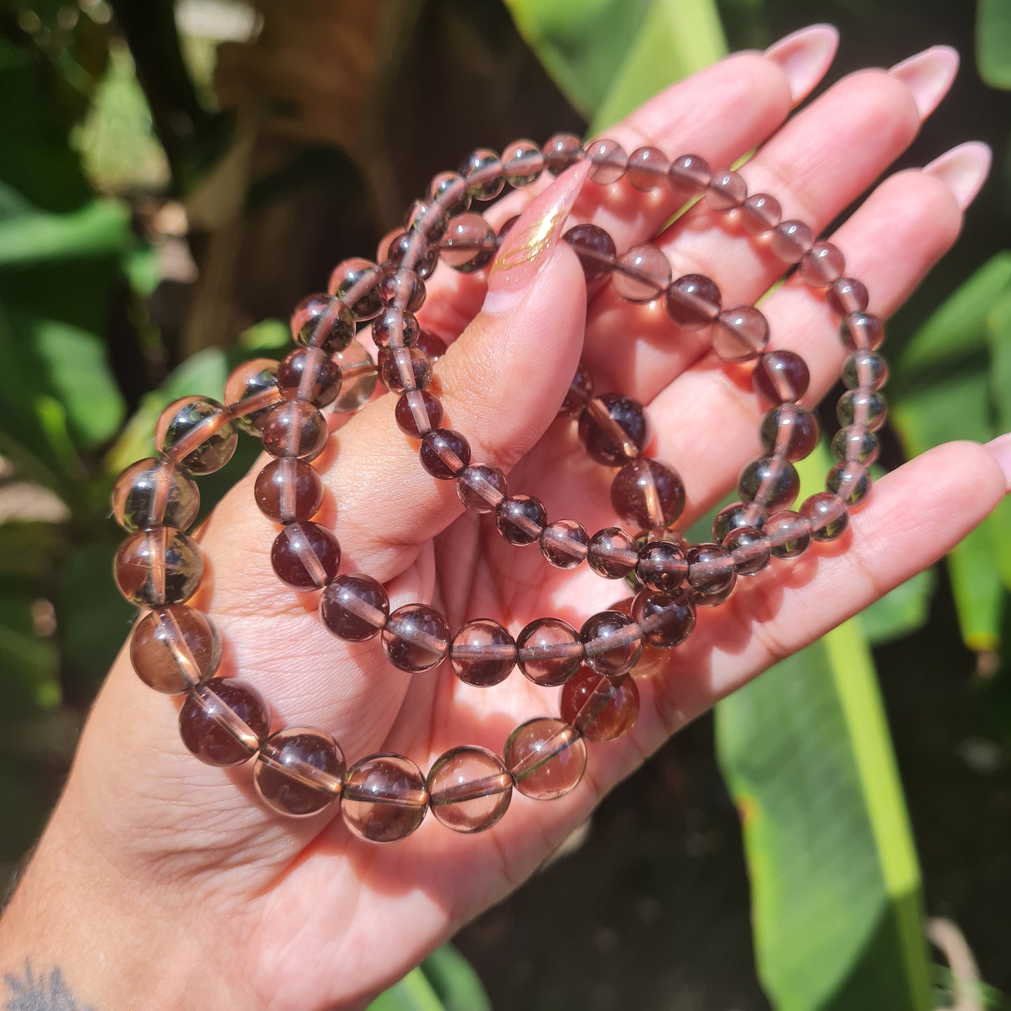 Smoky Quartz Gemstone Bracelet