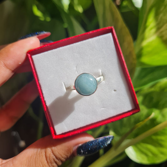 Aquamarine Ring - Size 6