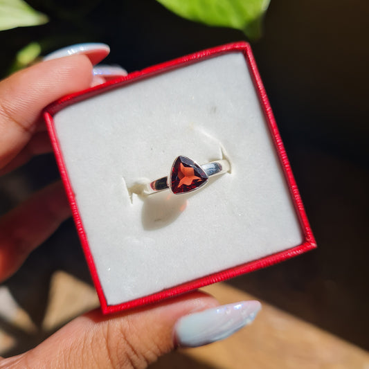 Garnet Ring - Size 8