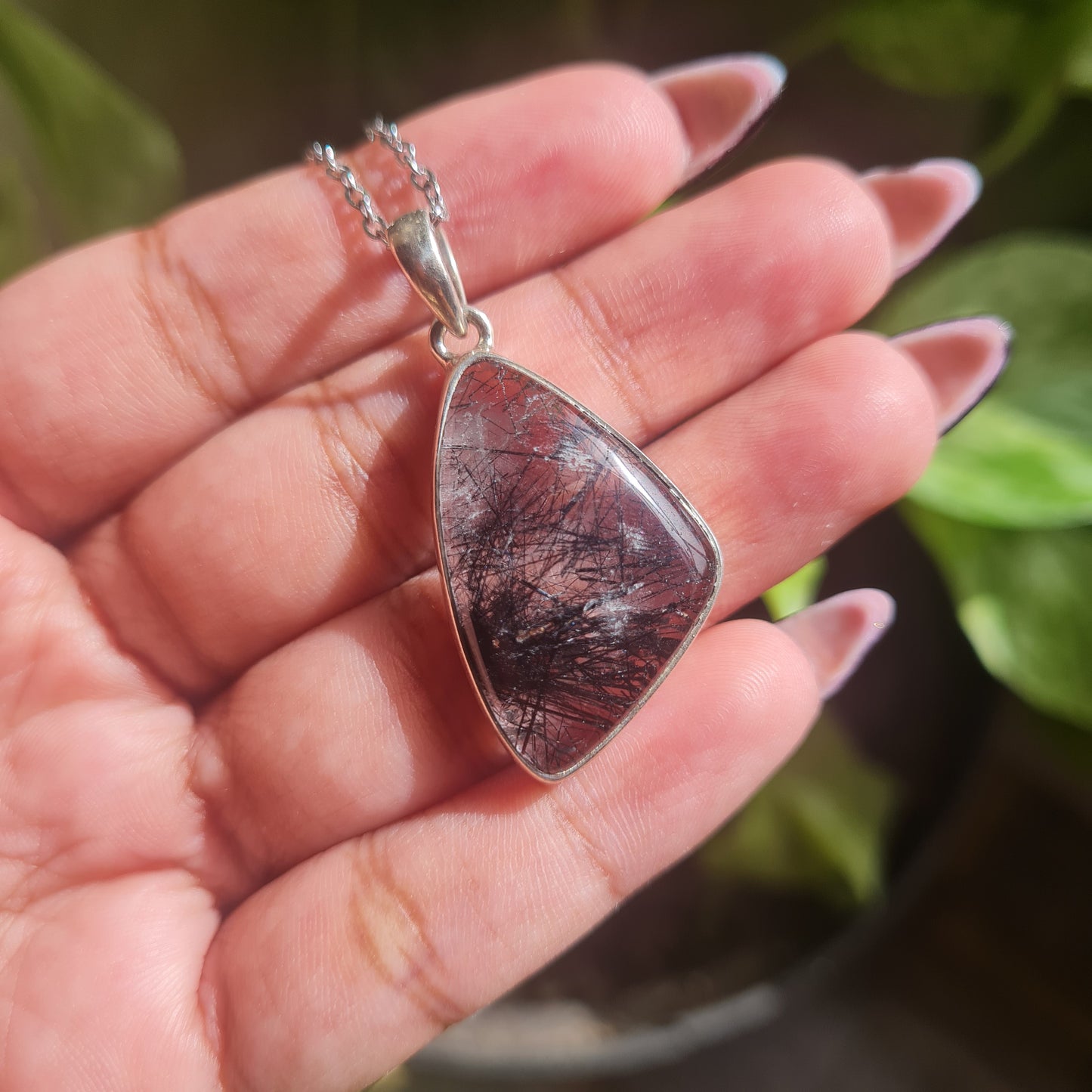 Tourmaline Quartz Pendant