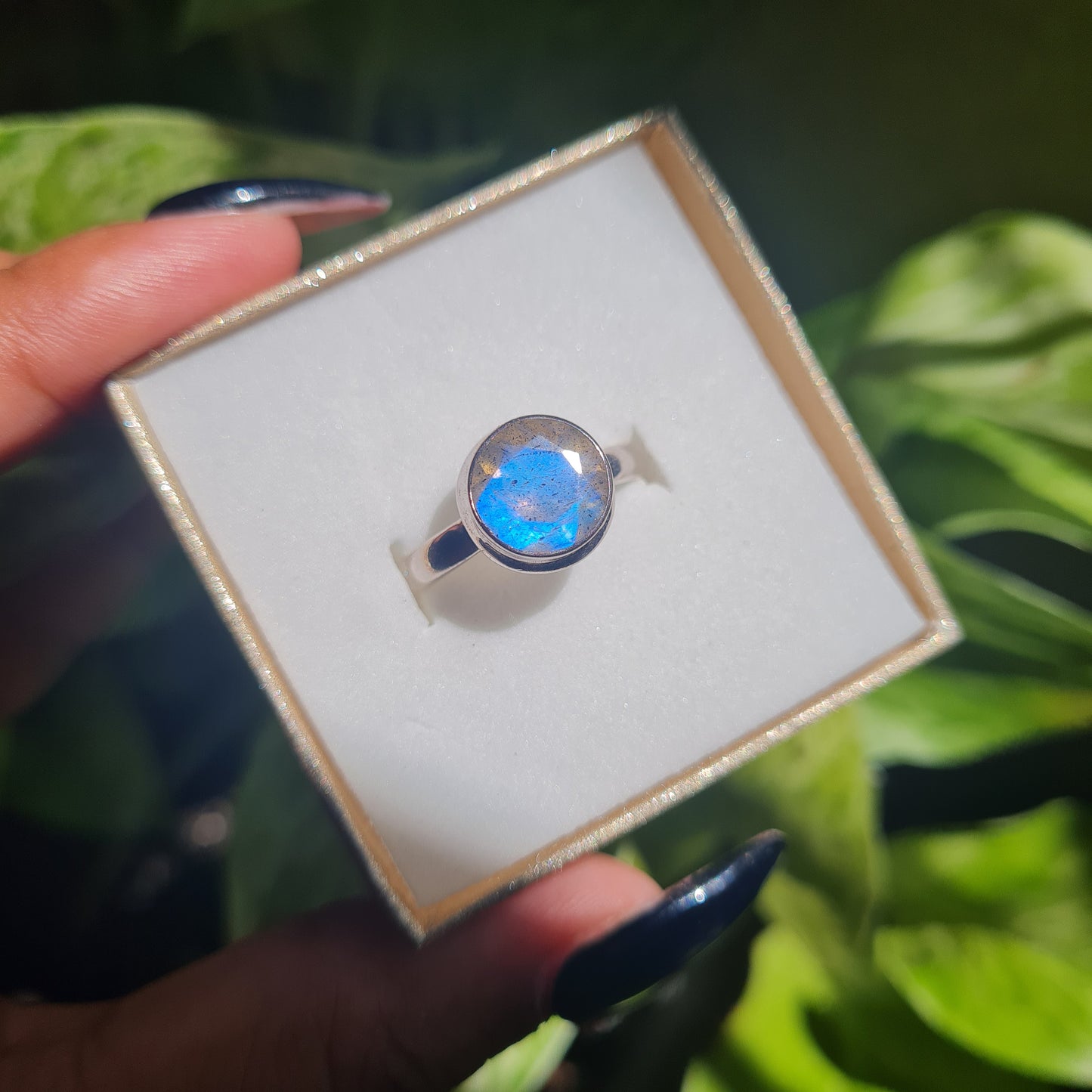 Labradorite Ring - Size 8