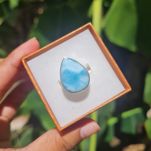 Larimar Ring - Size 7