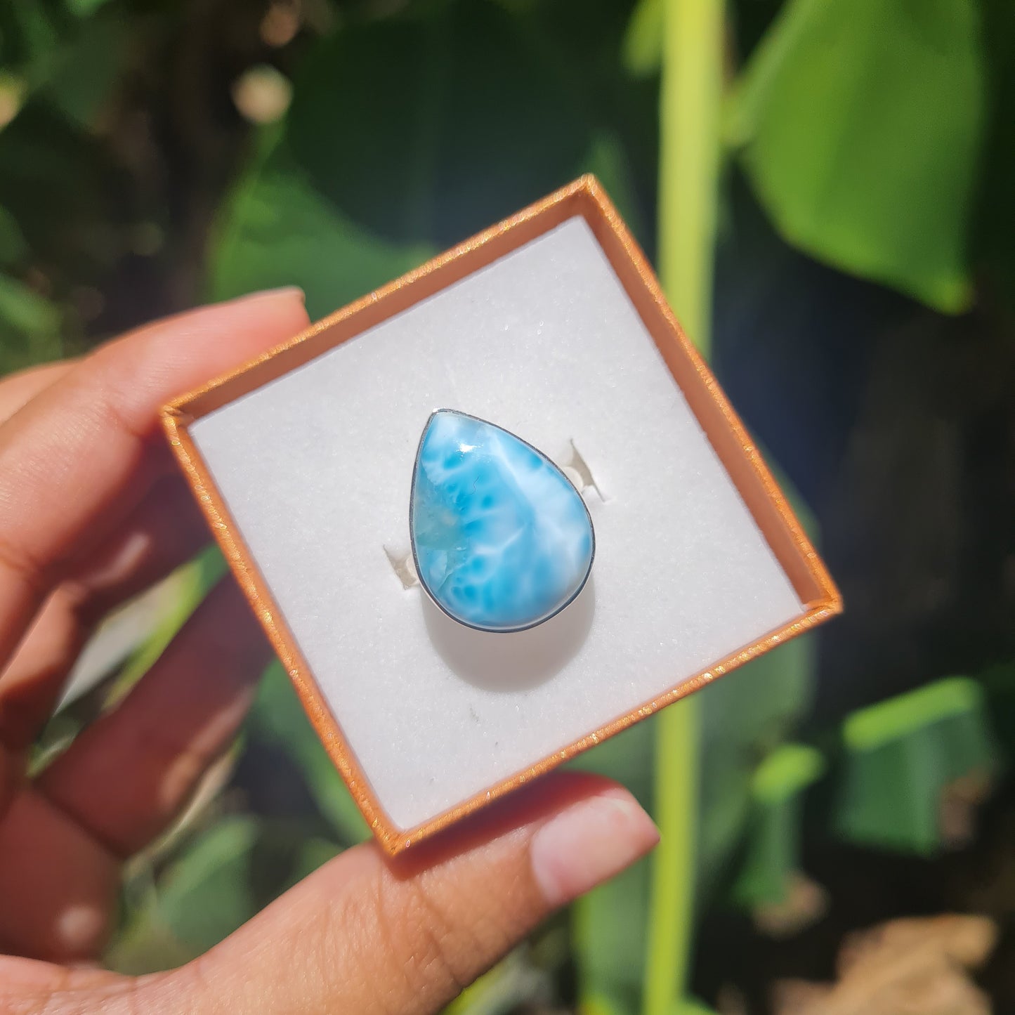 Larimar Ring - Size 9