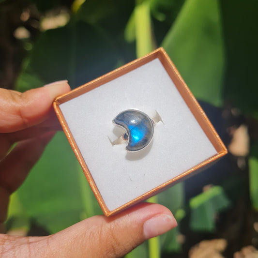 Labradorite Ring - Size 7